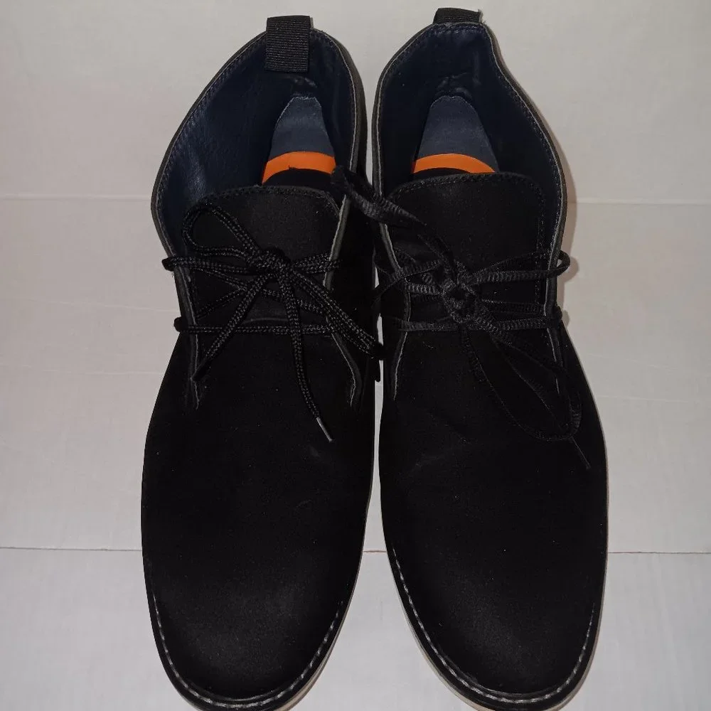 HAWKE & CO MOJAVE MEMORY FORM MEN'S LACE UP CHELSEA CHUKKA BOOTS - Picture 1 of 9